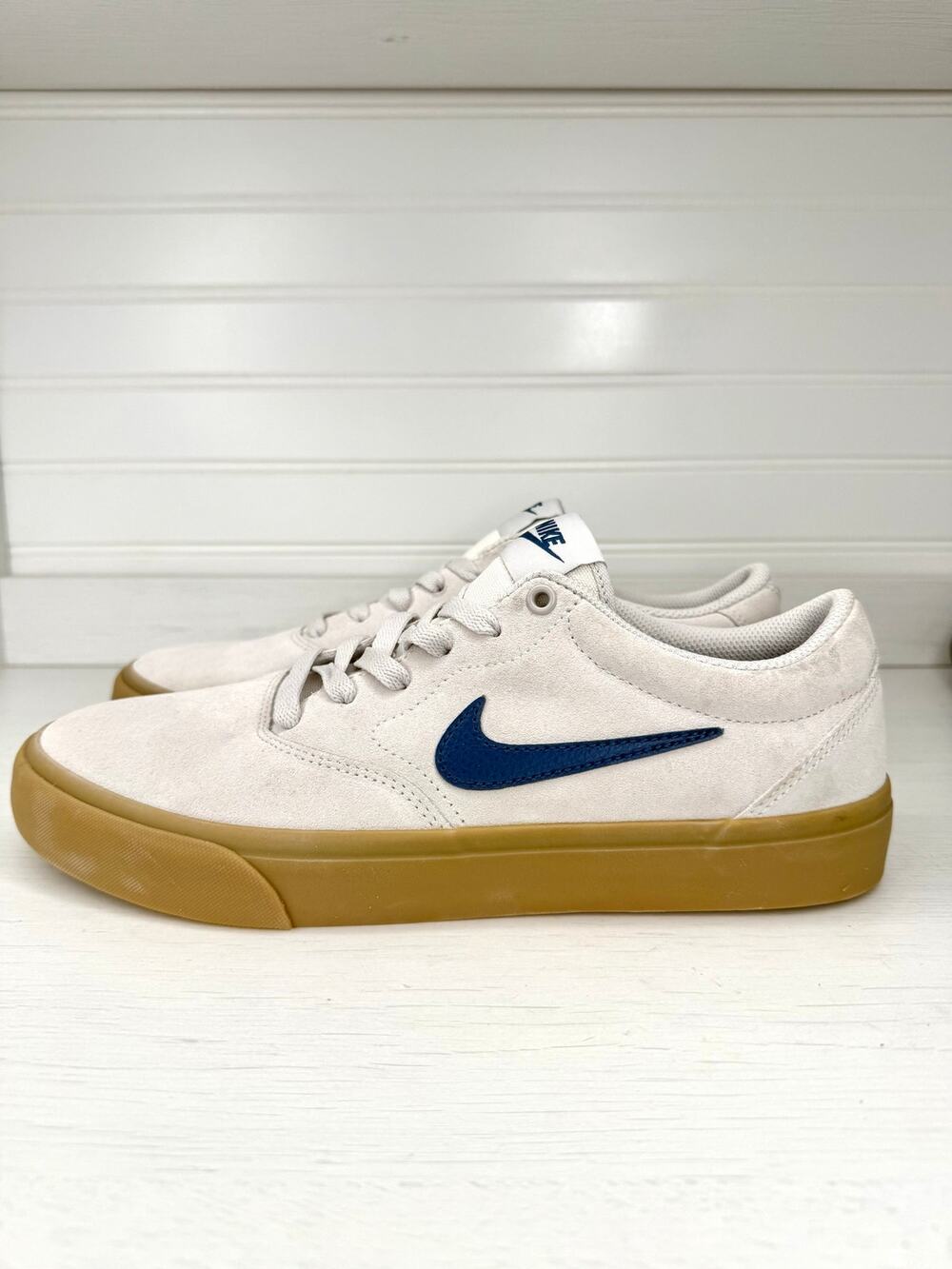 Nike Charge Suede Sample Men’s Size 9 IB2750-005 Vast Grey Blue Gum Rare Promo